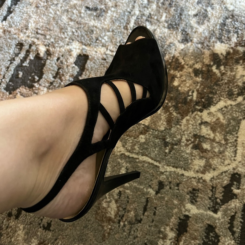 Audrey Brooke Leather High Heels